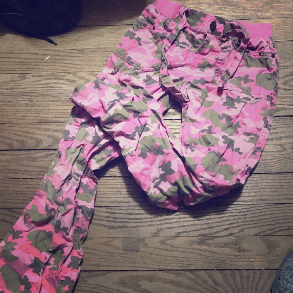 Camo kids pants